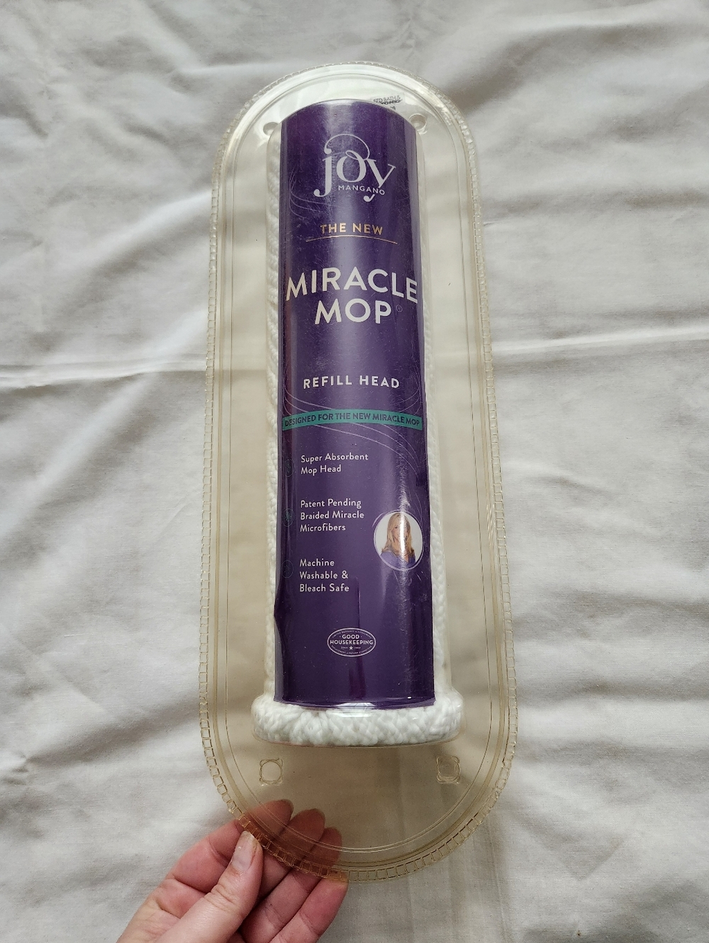 Joy Mangano Miracle Mop Refill Head Brand New Sealed Original Packaging *Read*